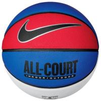 Мяч баскетбольный "NIKE" Everyday All Court 8P Deflated Game Royal/Black/Metallic Silver/Black, р. 7