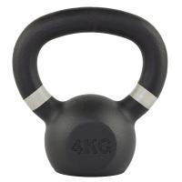 Гиря "STEIN" 4 кг, для кроссфита Premium (черная)