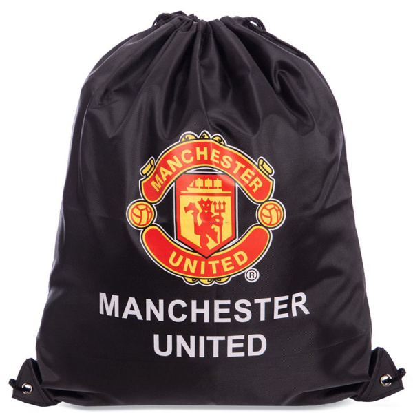 Картинка Рюкзак-мешок "Manchester United" (черный) от магазина Sport-Power