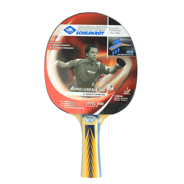 Картинка Ракетка для настольного тенниса "DONIC" Appelgren Level 600 от магазина Sport-Power