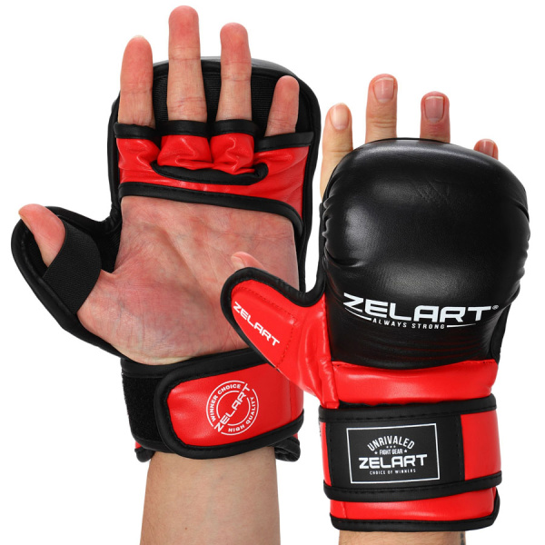 Картинка Перчатки для смешанных единоборств "ZELART" MMA (PU) от магазина Sport-Power