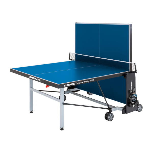 Картинка Теннисный стол "DONIC" Outdoor Roller 1000 (синий) от магазина Sport-Power