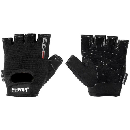 Картинка Перчатки атлетические "POWER SYSTEM" Pro Grip (черный) от магазина Sport-Power || Зображення Рукавички атлетичні "POWER SYSTEM" Pro Grip (чорний) від магазину Sport-Power