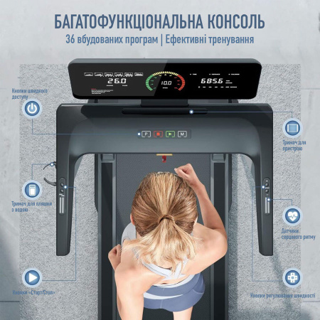 Картинка Беговая дорожка "FitLogic" T720 от магазина Sport-Power || Зображення Бігова доріжка "FitLogic" T720 від магазину Sport-Power