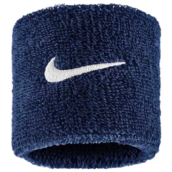 Картинка Напульсники "NIKE" Swoosh Wristbands (темно-синий) от магазина Sport-Power