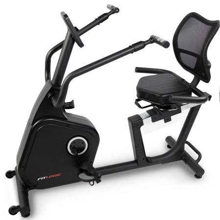 Картинка Велотренажер горизонтальный "FitLogic" B1902R от магазина Sport-Power || Зображення Велотренажер горизонтальний "FitLogic" B1902R від магазину Sport-Power