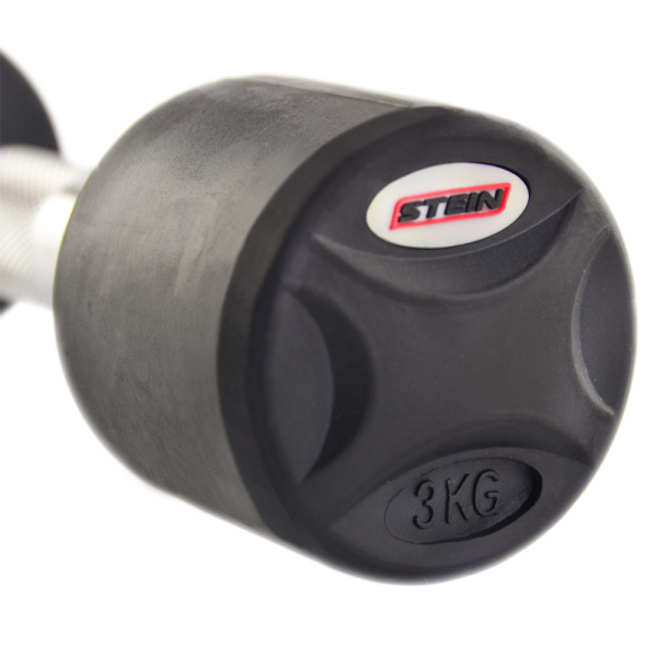 Картинка Гантель "STEIN" 3 кг (обрезиненная) от магазина Sport-Power