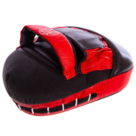Картинка Лапы боксерские "BOXER", гнутые (кожаные) от магазина Sport-Power || Зображення Лапи боксерські "BOXER", гнуті (шкіряні) від магазину Sport-Power
