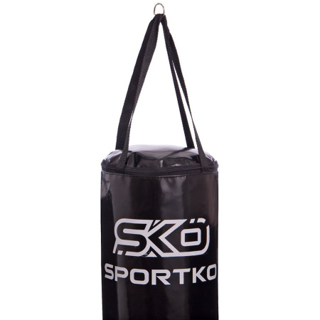 Картинка Мешок боксерский "SPORTKO" 50 см (ПВХ) с креплением от магазина Sport-Power || Зображення Мішок боксерський "SPORTKO" 50 см (ПВХ) із кріпленням від магазину Sport-Power